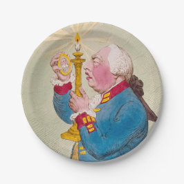 Plato De Papel Velas - Placas redondas de papel