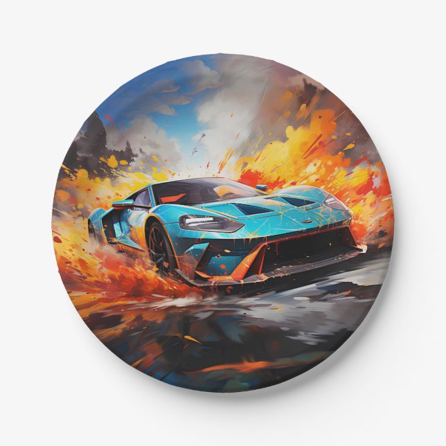 Plato De Papel Velocidad futura (Anverso)