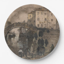 Venecia, Italia (paisaje veneciano vintage)