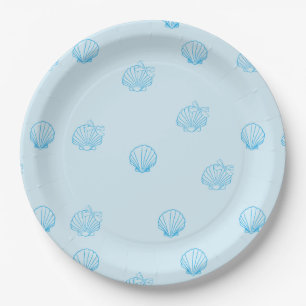 Plato De Papel Veneras Contorno Minimalismo