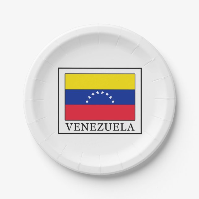 Plato De Papel Venezuela (Anverso)