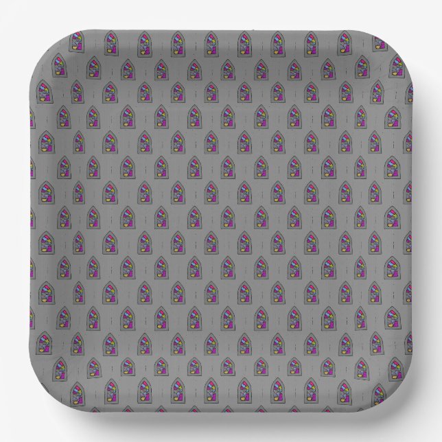 Plato De Papel Ventana espiritual (Anverso)