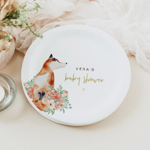 Plato De Papel VERA Eucalyptus Greenerenery y Terracotta Floral F