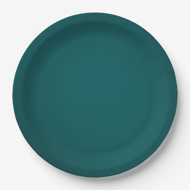 Plato de Papel Verde Perfecto (Anverso)