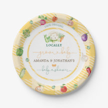 Verduras de Mercadillo Cumpleaños Bebé Amarillo