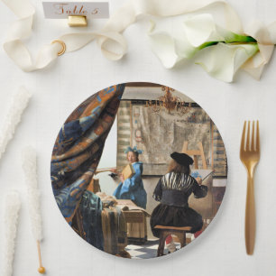 Plato De Papel Vermeer - El Arte de Pintar
