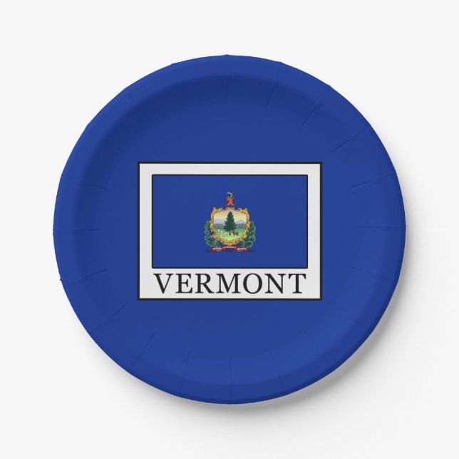 Plato De Papel Vermont (Anverso)