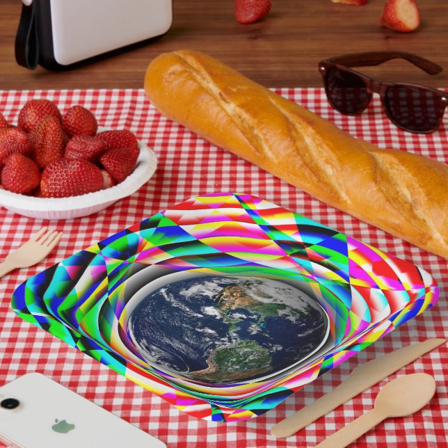 Plato De Papel Vibes terrestres de Kenneth Yoncich (Picnic)