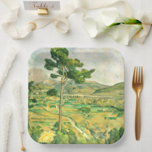 Plato De Papel Victoire y el Viaducto Paul Cezanne  