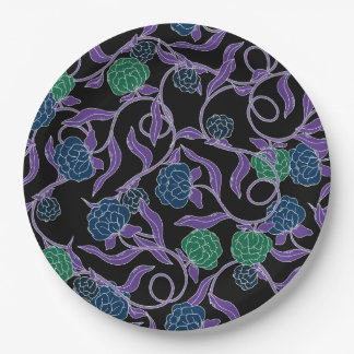 Plato De Papel Vid Verde a la Luz de la Luna - Colección Mysticoo