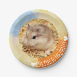 Plato De Papel Vida al máximo - Hammyville Hamsters