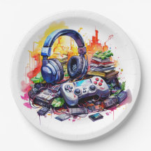 Video Controller y audífonos Cumpleaños del niño