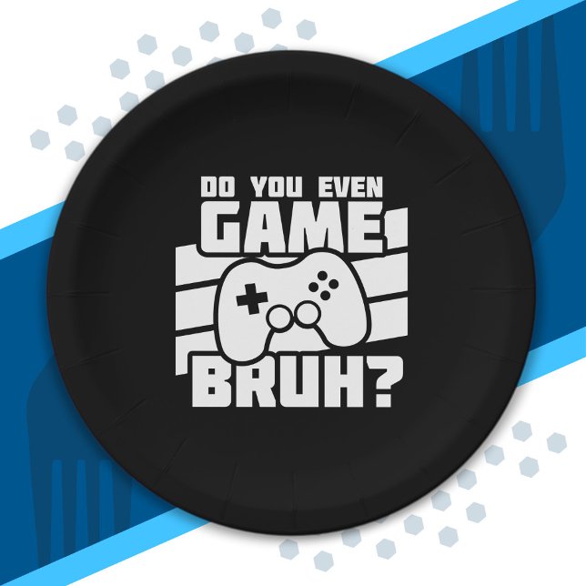 Plato De Papel Video Game Player - Video Gaming - Divertido jugad (Subido por el creador)