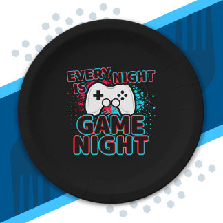 Plato De Papel Video Game Player - Video Gaming - Video Gamer