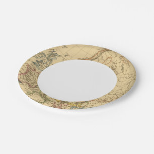 Plato De Papel Vieja Europa
