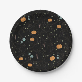 Plato De Papel Vigne effrayante pour Halloween