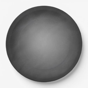 Plato De Papel Vignette Chalkboard