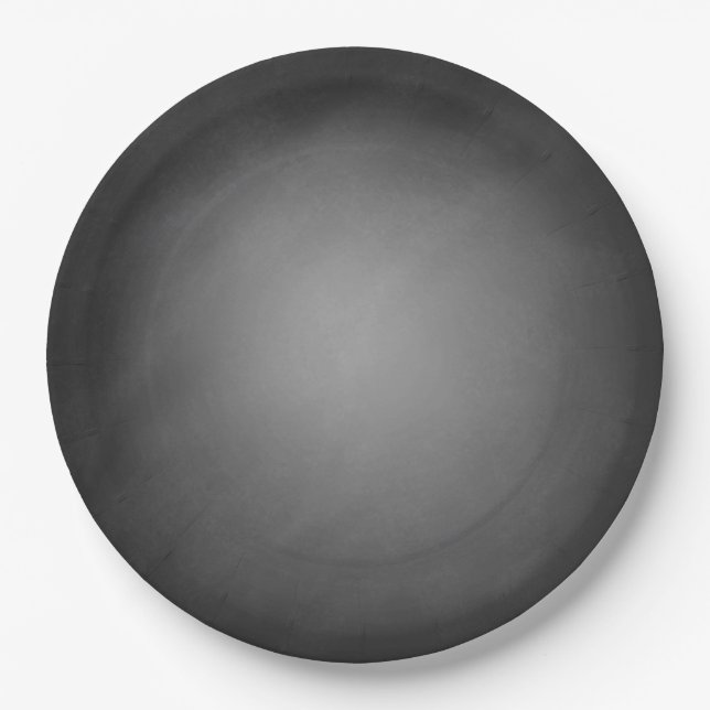 Plato De Papel Vignette Chalkboard (Anverso)