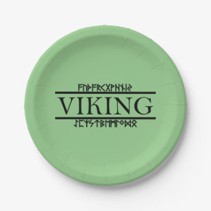 Plato De Papel Viking Ejecuta Placas De Papel (8 Pk)