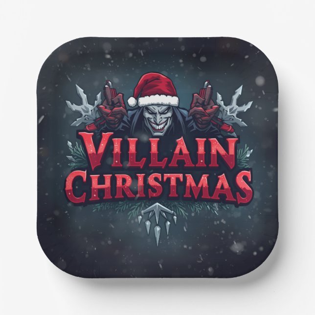 Plato De Papel  Villain95Store: A Dark Twist on Paper Plate Chr (Anverso)