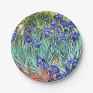 Plato De Papel Vincent van Gogh 1898 iris