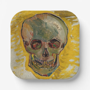 Plato De Papel Vincent van Gogh - Calavera 1887 #2