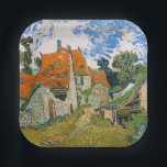 Plato De Papel Vincent van Gogh - Calle de Auvers-sur-Oise<br><div class="desc">Calle de Auvers-sur-Oise - Vincent van Gogh,  Oil on Canvas,  1890 en Auvers-sur-Oise</div>