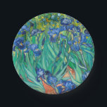 Plato De Papel VINCENT VAN GOGH - iris 1889<br><div class="desc">VINCENT VAN GOGH - iris 1889
Aceite en lona; reproducción</div>