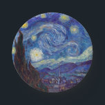 Plato De Papel VINCENT VAN GOGH - Noche estrellada 1889<br><div class="desc">VINCENT VAN GOGH - Noche estrellada 1889Óleo sobre lienzo</div>