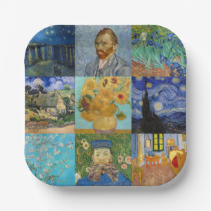 Plato De Papel Vincent Van Gogh - Obra maestra