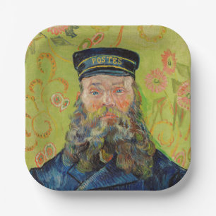 Plato De Papel Vincent Van Gogh - Postman Joseph Roulin