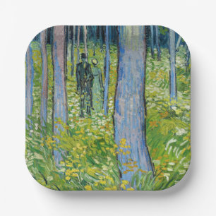 Plato De Papel Vincent van Gogh - Subcrecimiento con dos figuras