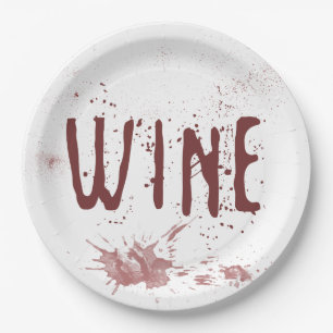Plato De Papel Vino