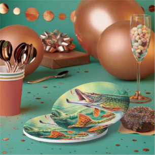 Plato De Papel Vintage cualquier placa del fiesta del propósito 