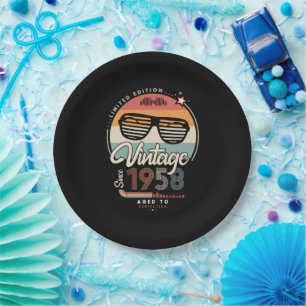 Plato De Papel Vintage desde 1958