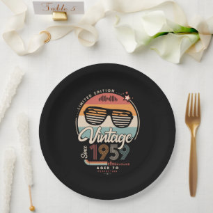 Plato De Papel Vintage desde 1959