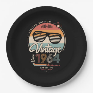 Plato De Papel Vintage desde 1964