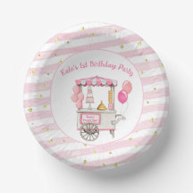 Vintage dulce cart 1 cumpleaños fiesta invitado