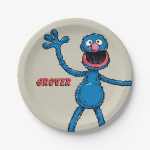 Plato De Papel Vintage Grover
