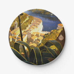 Plato De Papel Vintage Portofino