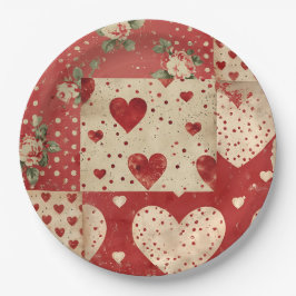 Plato De Papel Vintage shabby chic 