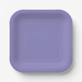 Plato De Papel Violeta Azul Pastel