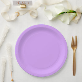 Plato De Papel Violeta claro