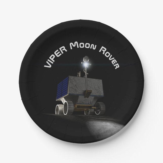 Plato De Papel VIPER Moon Rover (Anverso)