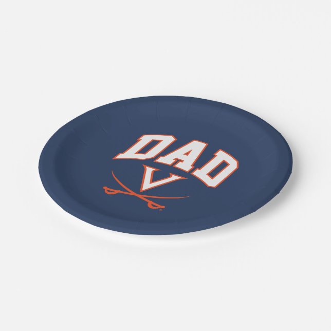 Plato De Papel Virginia Cavaliers Dad (Angular)