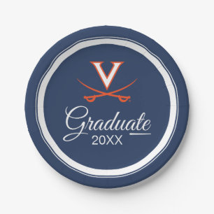 Plato De Papel Virginia Cavaliers   Graduación