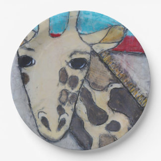 Plato De Papel Visión desde el 9" superior placa de papel