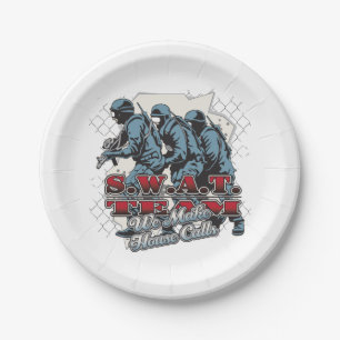 Plato De Papel Visitas a domicilio del equipo de GOLPE VIOLENTO