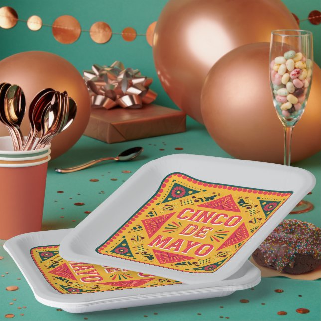 Plato De Papel Viva la Fiesta (Multi)