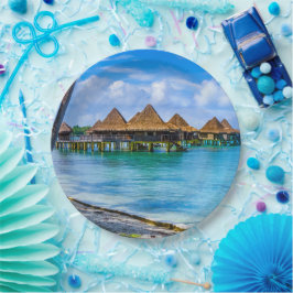 Plato De Papel Viviendo en el agua